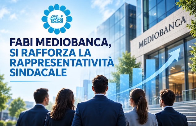 FABI MEDIOBANCA, SI RAFFORZA LA RAPPRESENTATIVITÀ SINDACALE