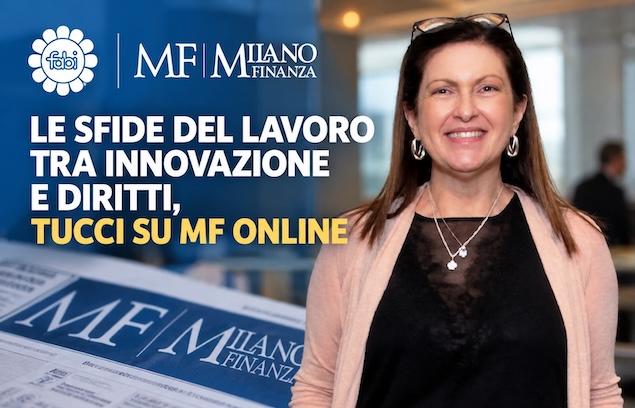 LE SFIDE DEL LAVORO TRA INNOVAZIONE E DIRITTI, TUCCI SU MF ONLINE