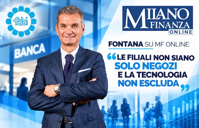 FONTANA SU MF ONLINE: «LE FILIALI NON SIANO SOLO NEGOZI E LA TECNOLOGIA NON ESCLUDA»
